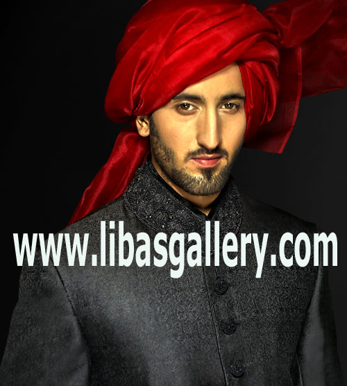 Turban tradition is becoming popular among groom dulha stylish turban pre tied available to deliver worldwide libas gallery