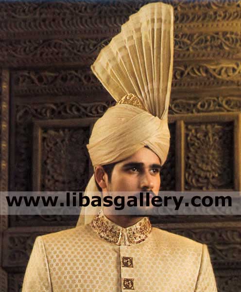 tower style pujabi wedding kulla pretied with long tail best for nikah in masjid and wedding hall by qazi nikah khuwan buy online asia europe south africa