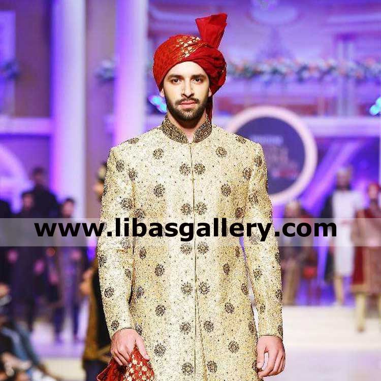 red wedding turban with shamla pretied for male in jamawar made on cap for groom nikah barat time uk usa canada kuwait