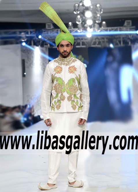 Men Embroidered Designer Waist Coat Style for Wedding