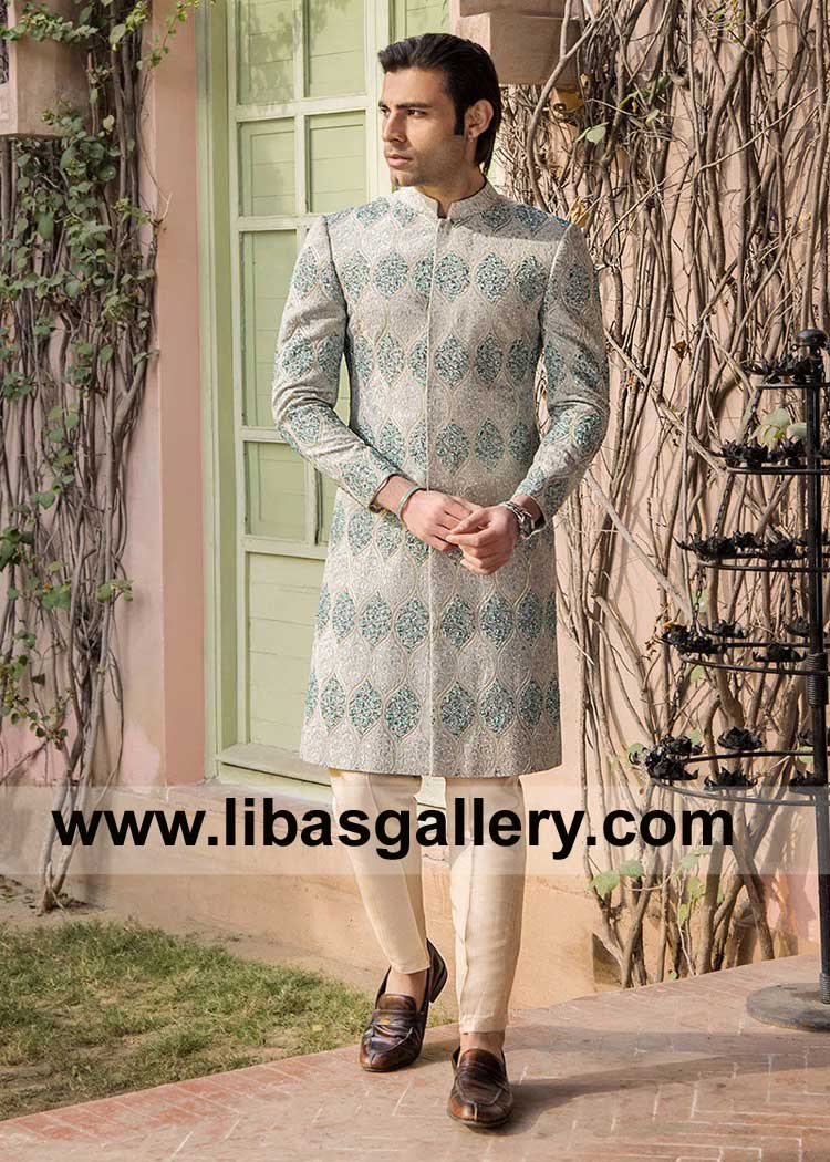 Groom Marriage Nikah Sherwani Article with Unique and Elegance look