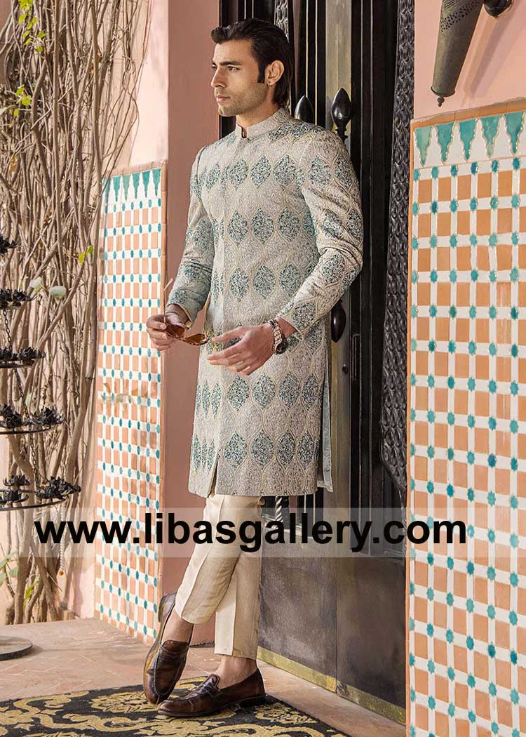 Groom Marriage Nikah Sherwani Article with Unique and Elegance look