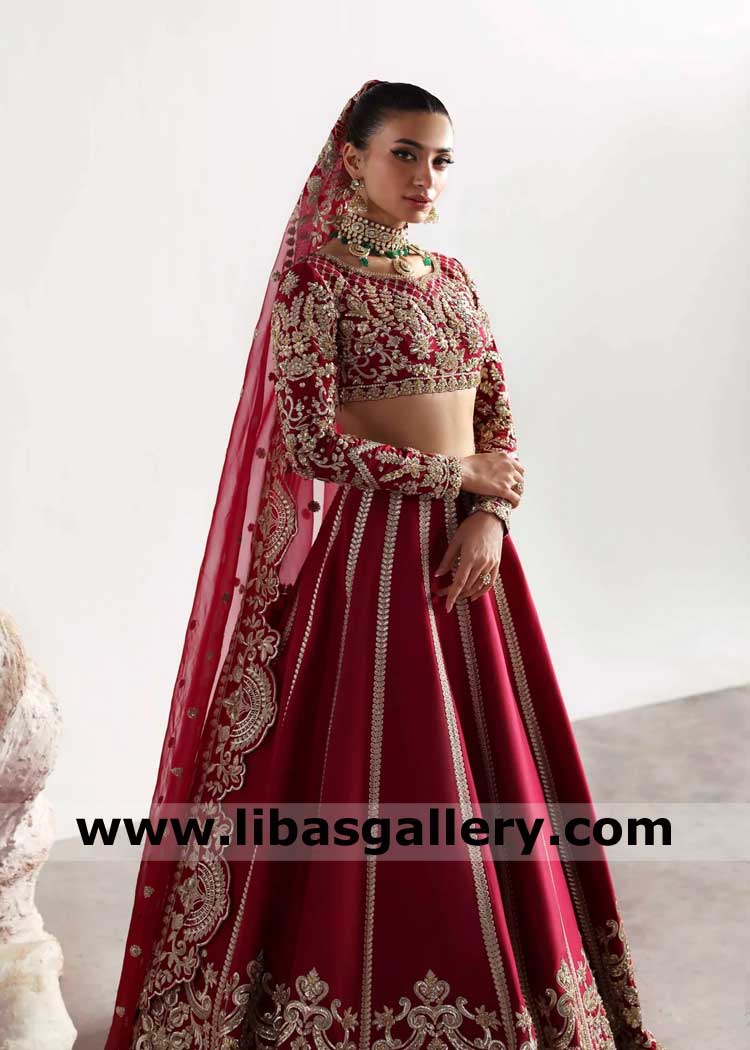 Silk embroidered lehenga choli Dress for occasion